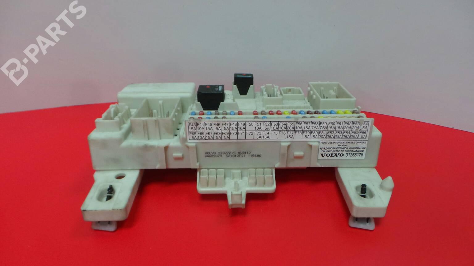 Fuse Box 31327215 / 04609379 VOLVO, V50 (MW) 1.6 D2(5 doors