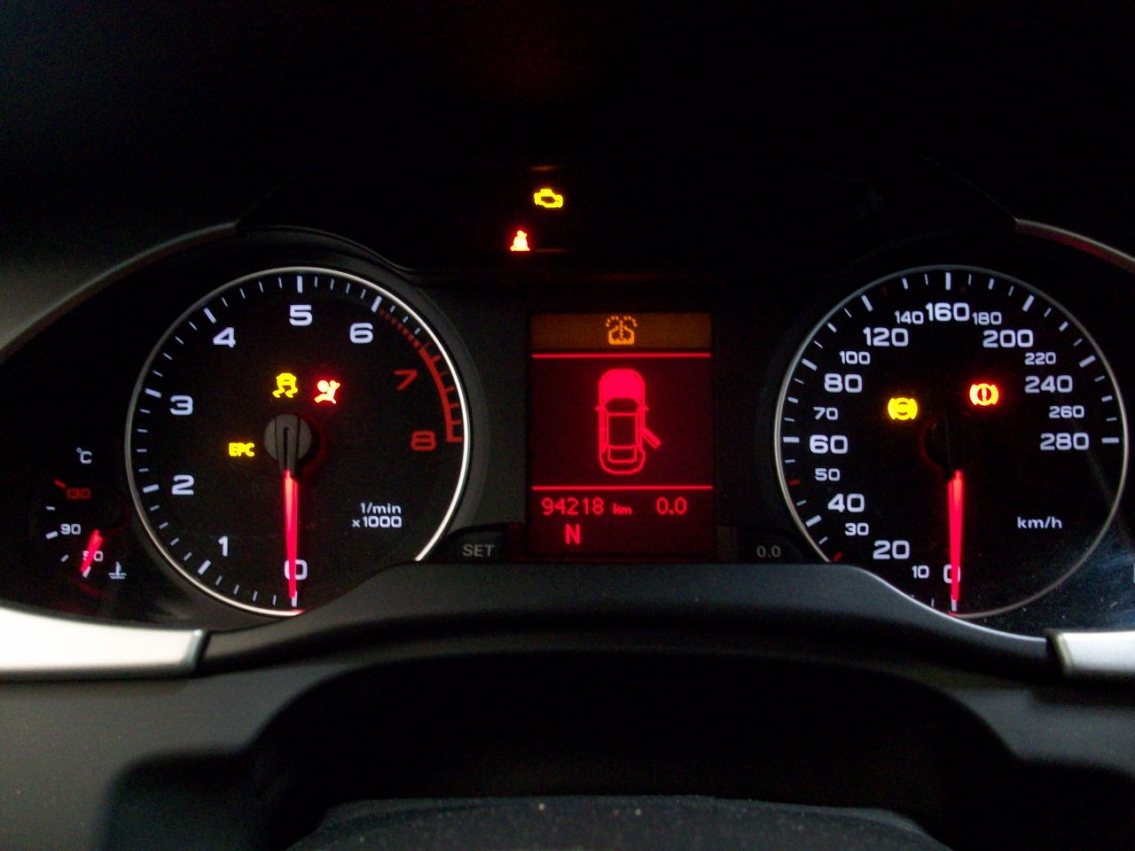 Instrument Cluster AUDI A4 (8K2, B8) 1.8 TFSI BParts