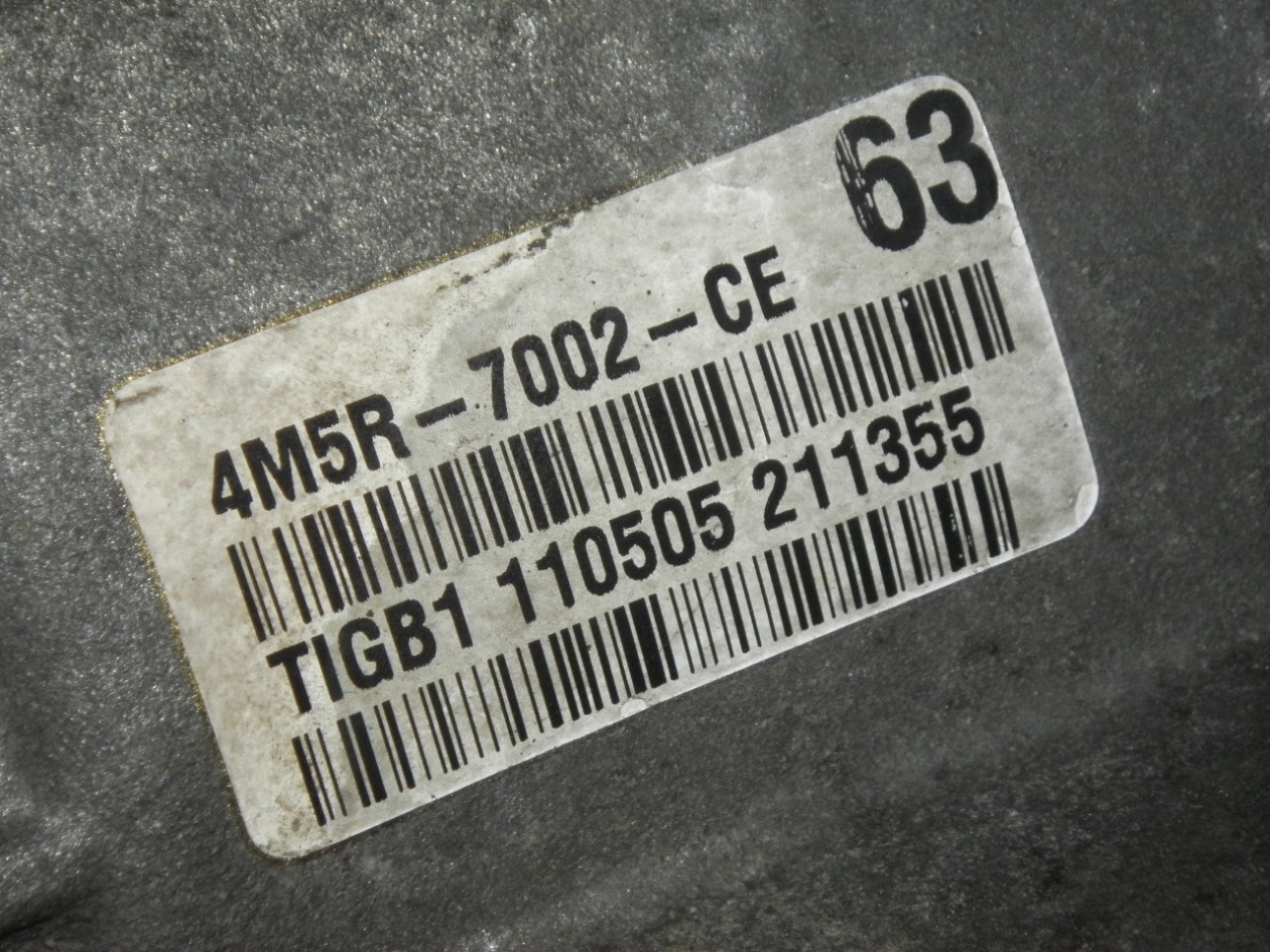 ... Manual Gearbox 4M5R7002CE / TIGB1 / MMT6|FORD| FORD, FOCUS C-MAX ...
