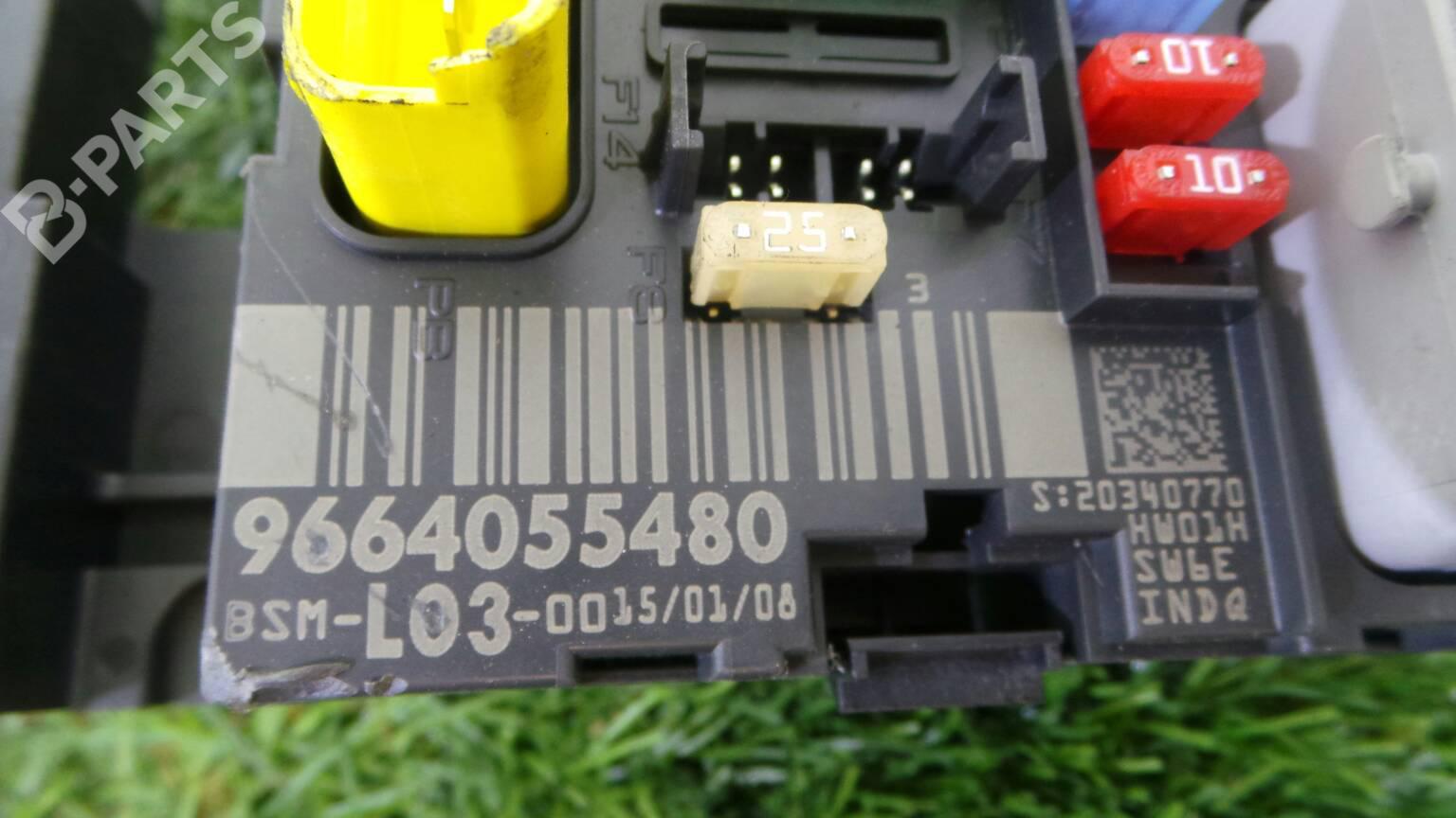 Fuse Box 96 640 554 80 CITROËN, C3 I (FC_) 1.4 HDi( ...