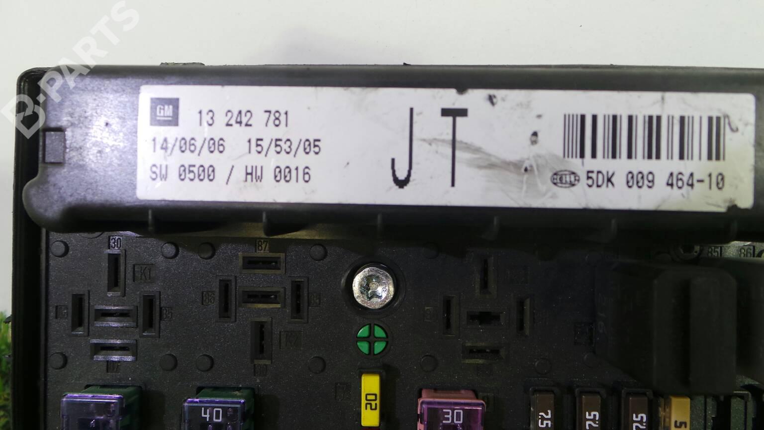 Zafira B Fuse Box Diagram / Fuse Box Diagram Opel Vauxhall Zafira B