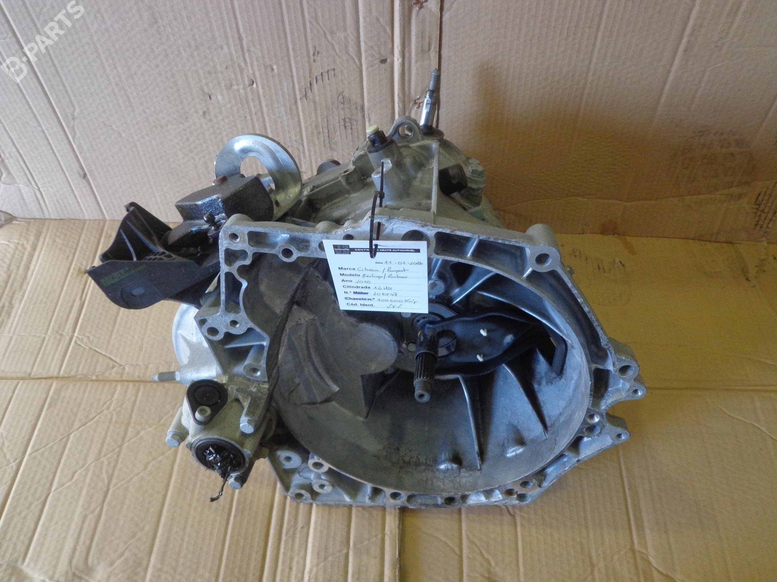 Manual Gearbox CITROËN BERLINGO (B9) 1.6 HDi 90 BParts